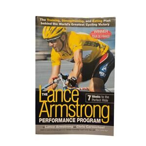 The Lance Armstrong Performance Program 2000 Hardcover Cycling Training Rodale
